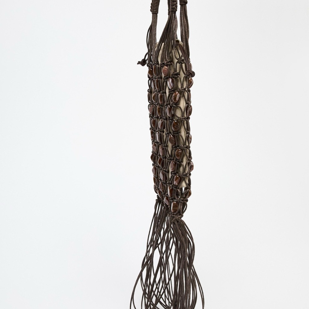 ZARA Beaded Bucket Bag - Picture 5 of 5